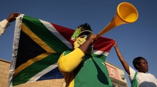 vuvuzelas en el Mundial de fútbol de Sudáfrica