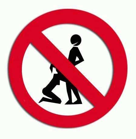 prohibido practicar