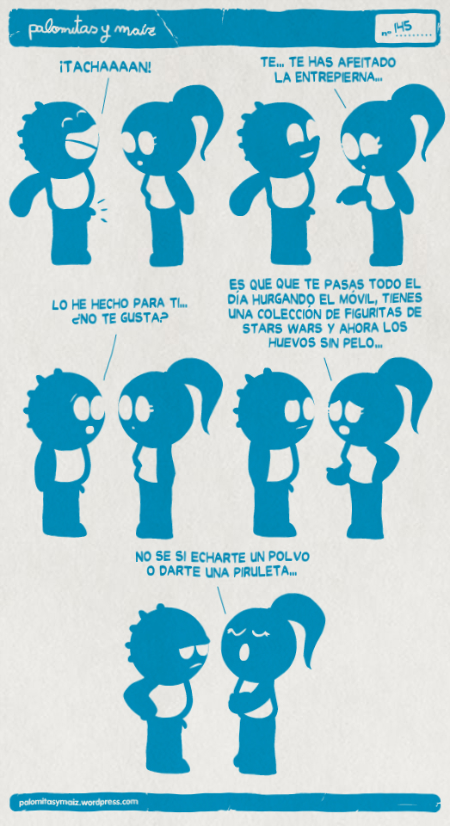 palomita y maiz depilación entrepierna
