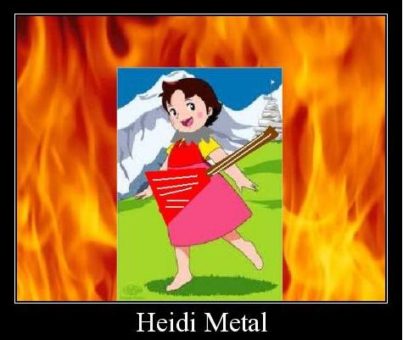 Heidi Metal 3 heidi metal