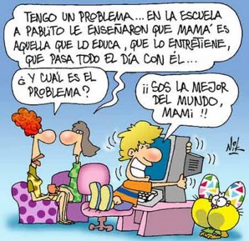 A una madre no se le puede engañar 9 humor mama e hijo