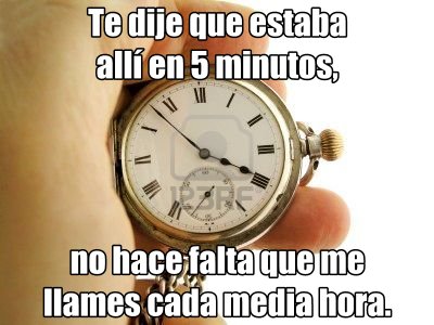 lo importante de la puntualidad