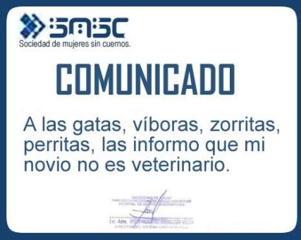Comunicados graciosos de asociaciones peculiares 2
