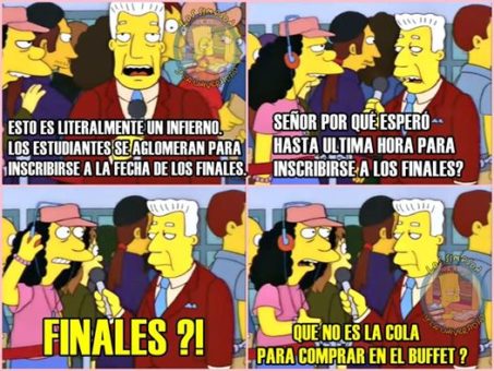 Chistes de Los Simpson y la universidad en Facebook 13